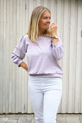 Jacquardjersey - Struktur - Leo - flieder